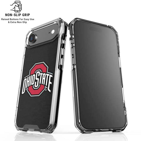 Ohio State University OSU Buckeyes Black iPhone 17 Air Clear Case
