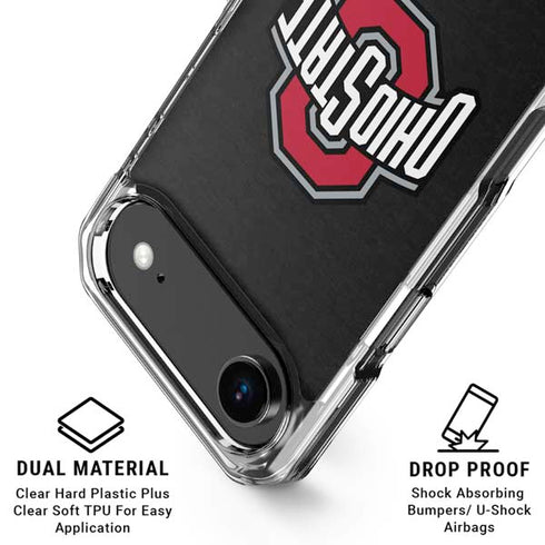 Ohio State University OSU Buckeyes Black iPhone 17 Air MagSafe Case