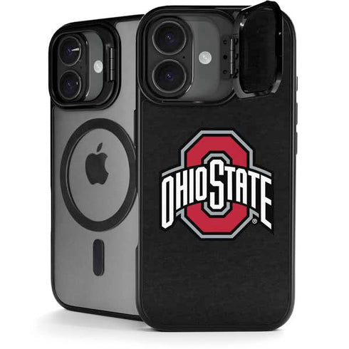 Ohio State University OSU Buckeyes Black iPhone 17 Kickstand Case