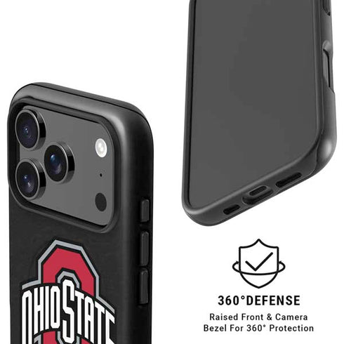 Ohio State University OSU Buckeyes Black iPhone 17 Pro Magsafe Impact Case
