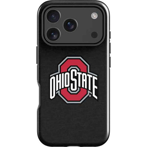 Ohio State University OSU Buckeyes Black iPhone 17 Pro Max Impact Case