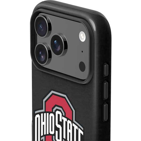 Ohio State University OSU Buckeyes Black iPhone 17 Pro Max Impact Case