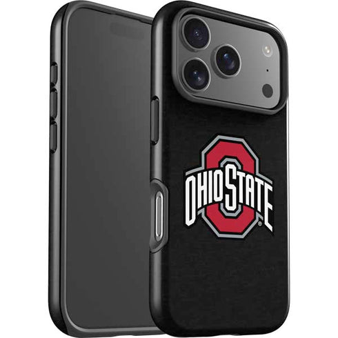 Ohio State University OSU Buckeyes Black iPhone 17 Pro Max Impact Case