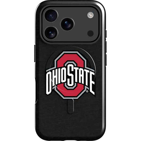 Ohio State University OSU Buckeyes Black iPhone 17 Pro Max Magsafe Impact Case