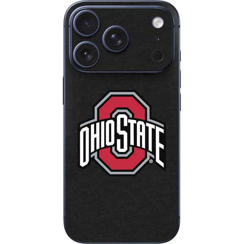 Ohio State University OSU Buckeyes Black iPhone 17 Pro Skin