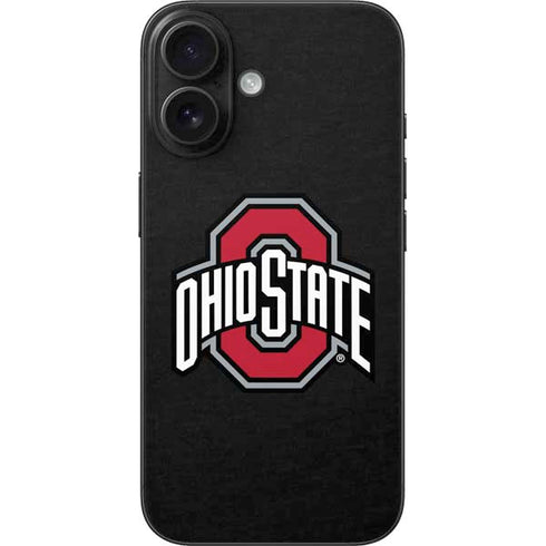 Ohio State University OSU Buckeyes Black iPhone 17 Skin