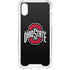 Ohio State University OSU Buckeyes Black iPhone XS Clear Case