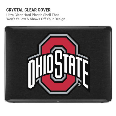 Ohio State University OSU Buckeyes Black MacBook Pro 14in (2021-24) Case plus Skin
