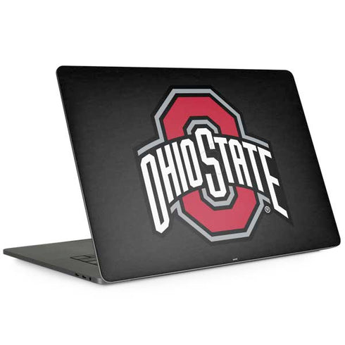 Ohio State University OSU Buckeyes Black MacBook Skins