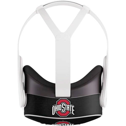 Ohio State University OSU Buckeyes Black Meta Quest 3S Skin