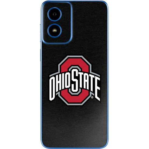 Ohio State University OSU Buckeyes Black Moto G Play 4G (2024) Skin