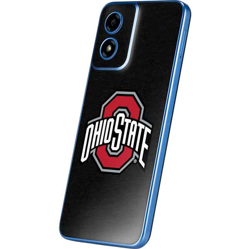 Ohio State University OSU Buckeyes Black Moto G Play 4G (2024) Skin