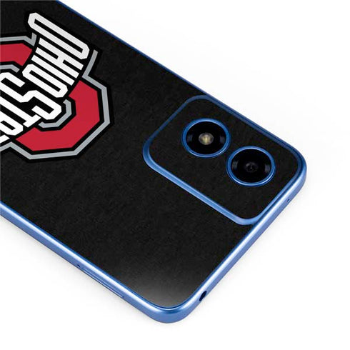 Ohio State University OSU Buckeyes Black Moto G Play 4G (2024) Skin