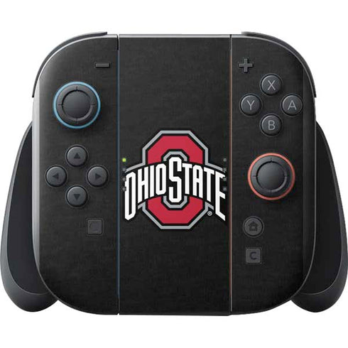 Ohio State University OSU Buckeyes Black Nintendo Switch 2 (2025) with Joy-Con Skin