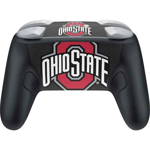 Ohio State University OSU Buckeyes Black Nintendo Switch 2 (2025) Pro Controller Skin
