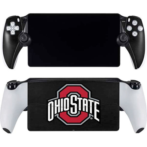 Ohio State University OSU Buckeyes Black PlayStation Portal Remote Player Skin