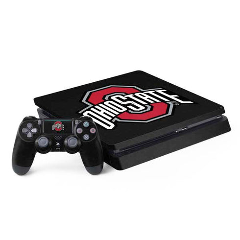 Ohio State University OSU Buckeyes Black PlayStation PS4 Skins