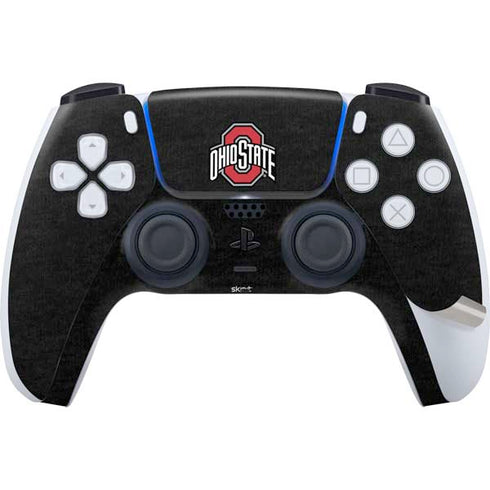 Ohio State University OSU Buckeyes Black PS5 Pro Disk Bundle Skin
