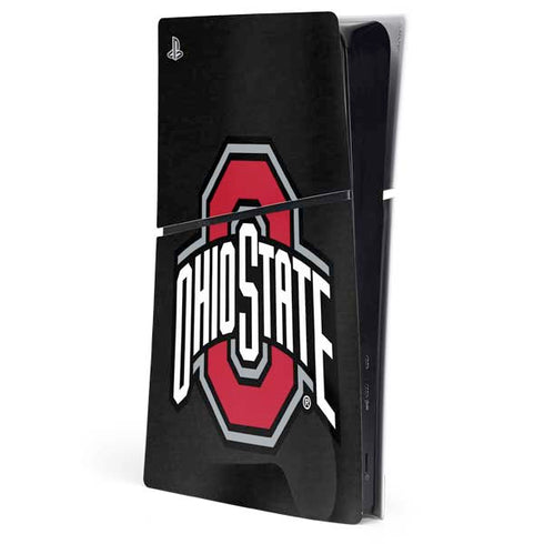 Ohio State University OSU Buckeyes Black PlayStation PS5 Skins