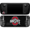 Ohio State University OSU Buckeyes Black Steam Deck Handheld Gaming Computer OLED Skin