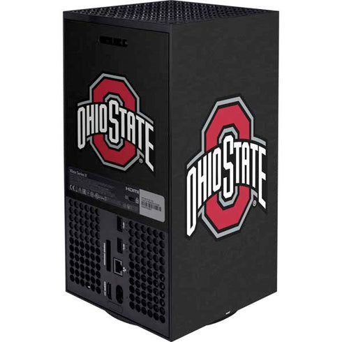 Ohio State University OSU Buckeyes Black Xbox Series X Bundle Skin