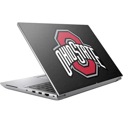 Ohio State University OSU Buckeyes Black HP ZBook Fury 16 G10 Skin