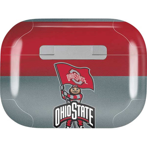 Ohio State University OSU Buckeyes Flag AirPods Pro 2nd Gen Skin