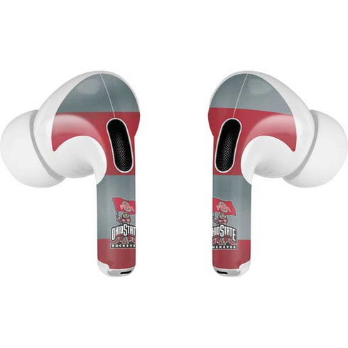 Ohio State University OSU Buckeyes Flag AirPods Pro 2nd Gen Skin