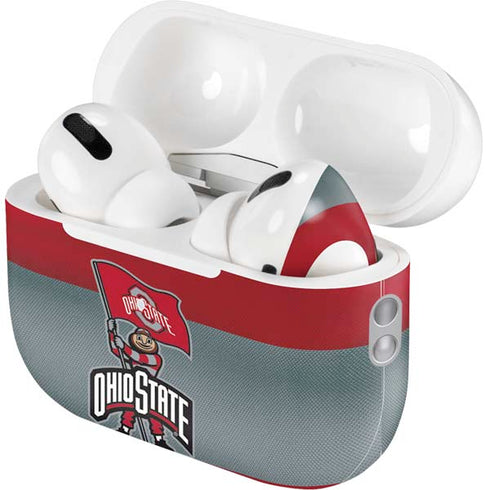 Ohio State University OSU Buckeyes Flag AirPods Pro 2nd Gen Skin