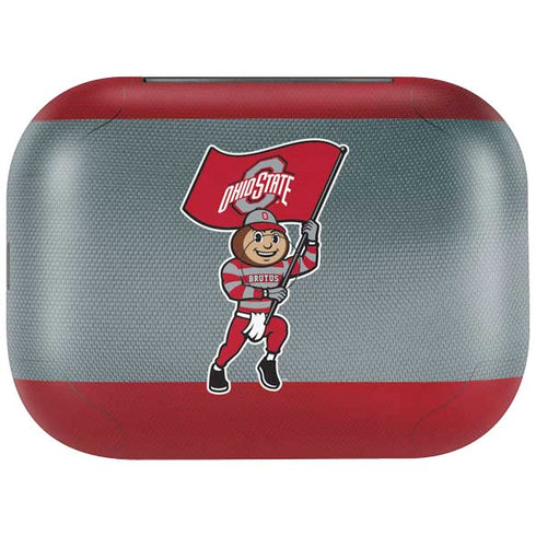 Ohio State University OSU Buckeyes Flag Amazon Echo Buds Skin