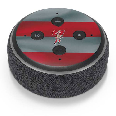 Ohio State University OSU Buckeyes Flag Amazon Echo Dot Skin