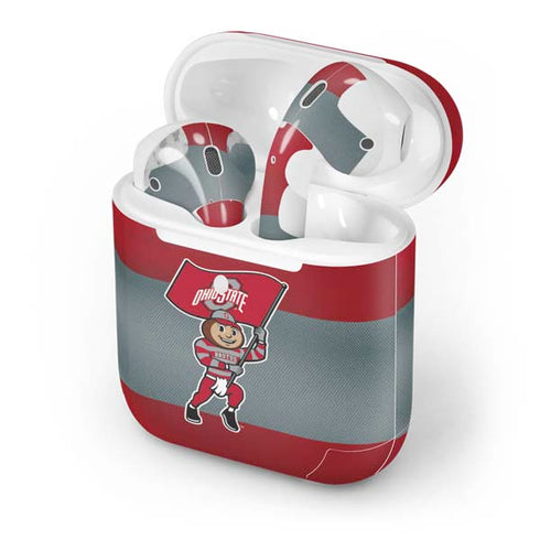Ohio State University OSU Buckeyes Flag Apple AirPods 2 Skin