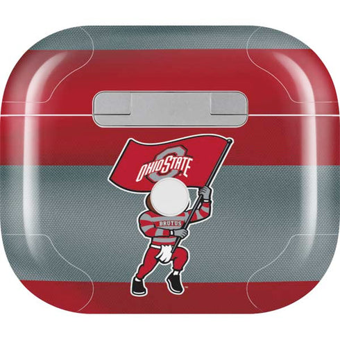 Ohio State University OSU Buckeyes Flag Apple AirPods (3rd Gen 2021) Skin