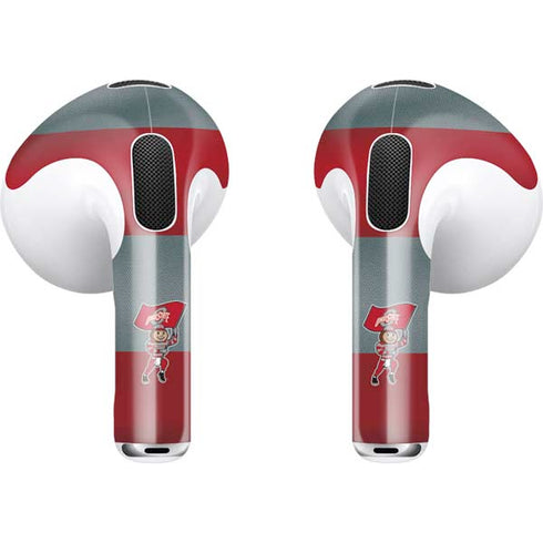 Ohio State University OSU Buckeyes Flag Apple AirPods (3rd Gen 2021) Skin