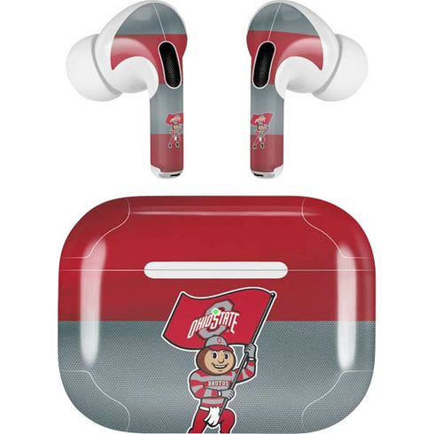 Ohio State University OSU Buckeyes Flag Apple AirPods Pro Skin