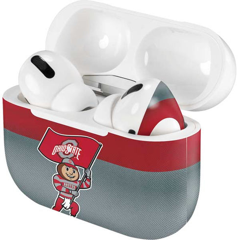 Ohio State University OSU Buckeyes Flag Apple AirPods Pro Skin