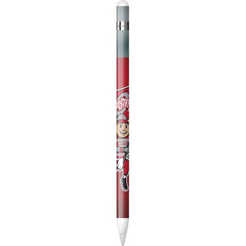 Ohio State University OSU Buckeyes Flag Apple Pencil (1st Gen, 2017) Skin