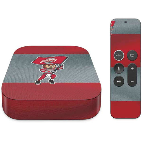Ohio State University OSU Buckeyes Flag Apple TV Skin