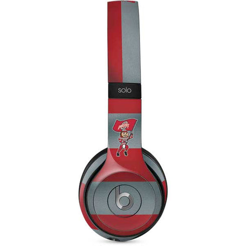 Ohio State University OSU Buckeyes Flag Beats Solo 2 Wired Skin
