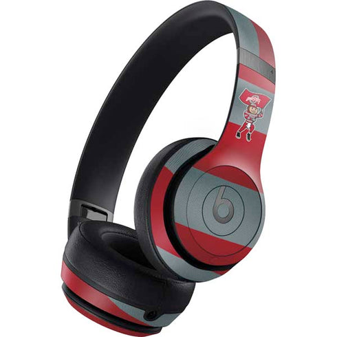 Ohio State University OSU Buckeyes Flag Beats Solo 4 Wireless Headphones Skin