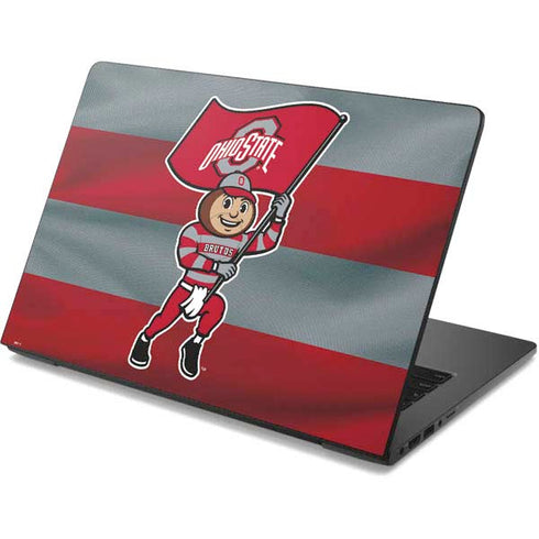 Ohio State University OSU Buckeyes Flag Dell Chromebook Skin