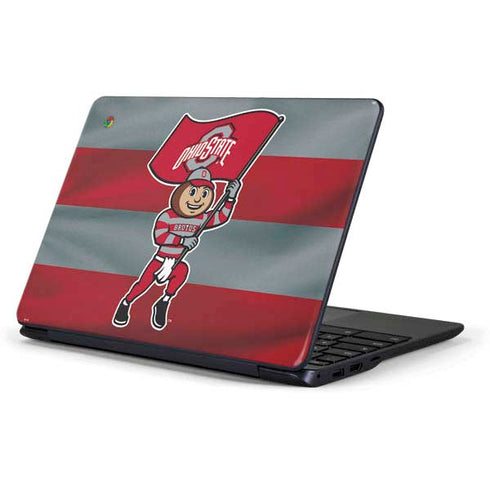 Ohio State University OSU Buckeyes Flag Samsung Chromebook Skin