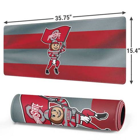 Ohio State University OSU Buckeyes Flag Gaming Mouse Pad