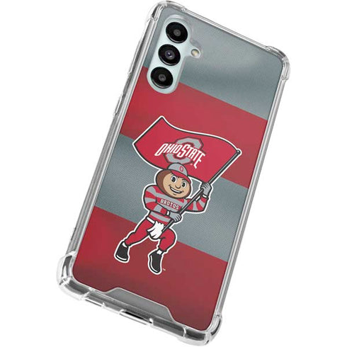 Ohio State University OSU Buckeyes Flag Galaxy A16 5G Clear Case