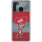 Ohio State University OSU Buckeyes Flag Galaxy A21 Clear Case