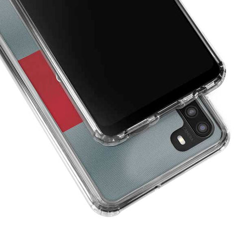Ohio State University OSU Buckeyes Flag Galaxy A21 Clear Case