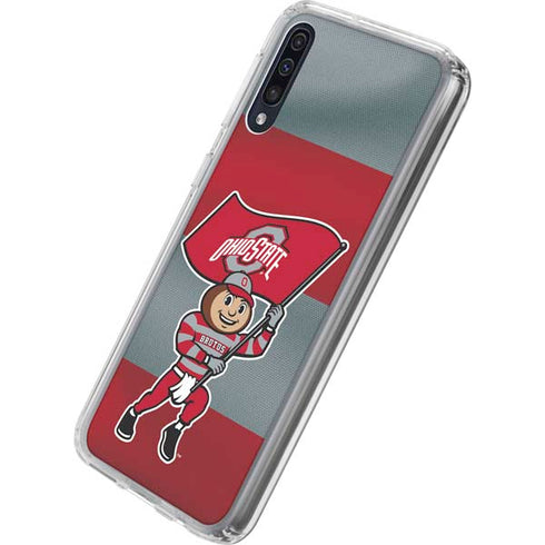 Ohio State University OSU Buckeyes Flag Galaxy A50 Clear Case