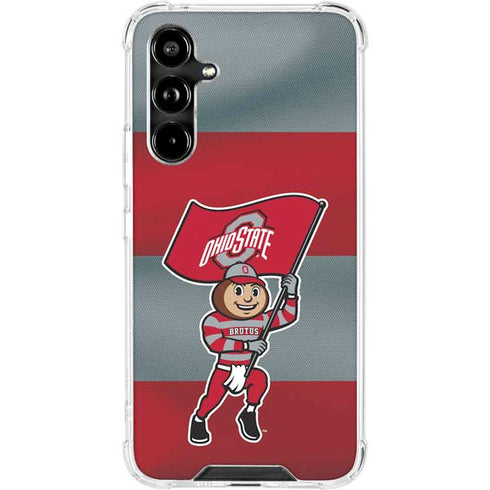 Ohio State University OSU Buckeyes Flag Galaxy A54 5G Clear Case