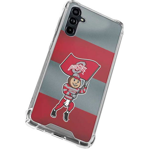 Ohio State University OSU Buckeyes Flag Galaxy A54 5G Clear Case