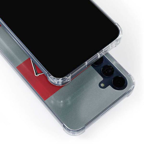 Ohio State University OSU Buckeyes Flag Galaxy A55 5G Clear Case